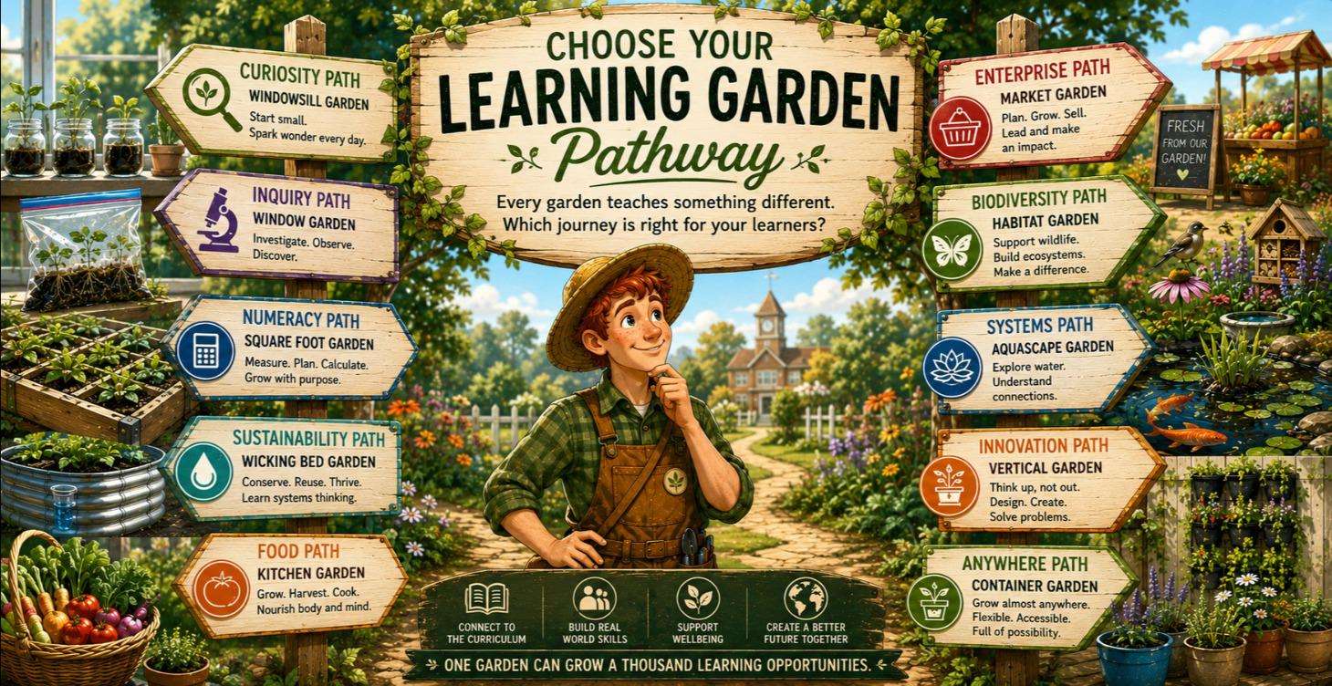 Choose your LEARNING GARDEN Pathway