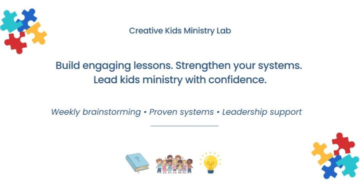 Creative Kids Ministry Lab