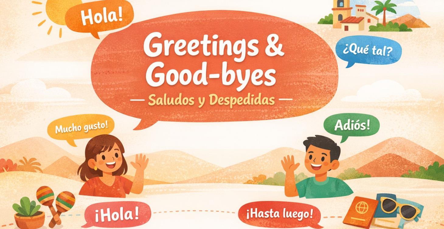Greetings and Goodbyes (with Phonetics)