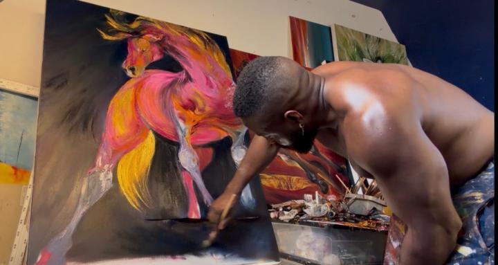 Expression through making art