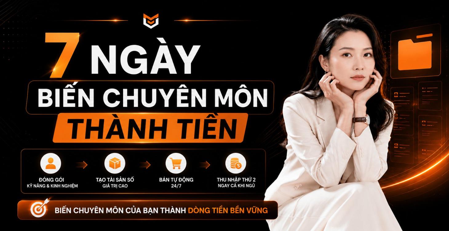 7 NGÀY BIẾN CHUYÊN MÔN THÀNH TIỀN