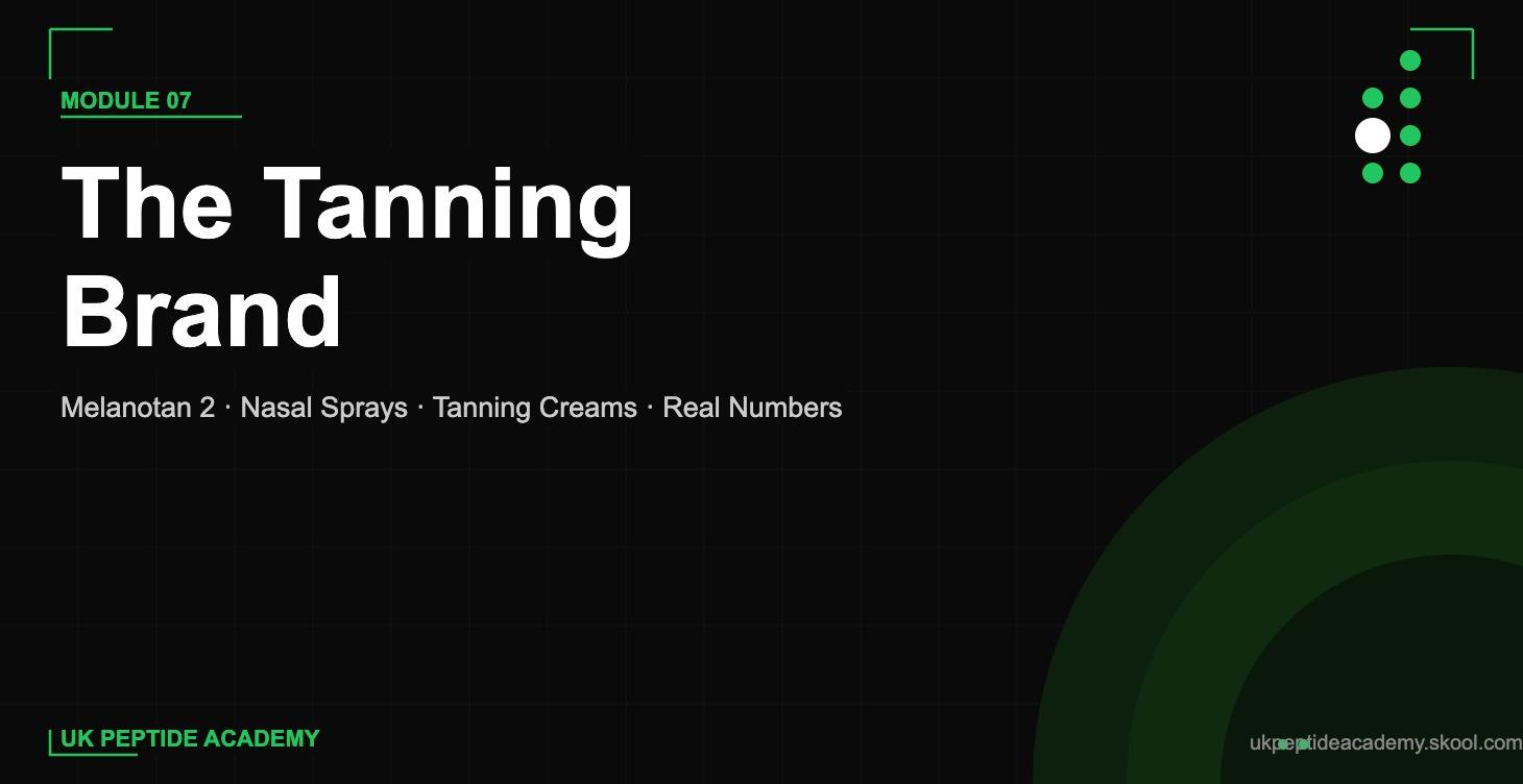 Case Study - Large UK Tanning Brand (Melanotan II)
