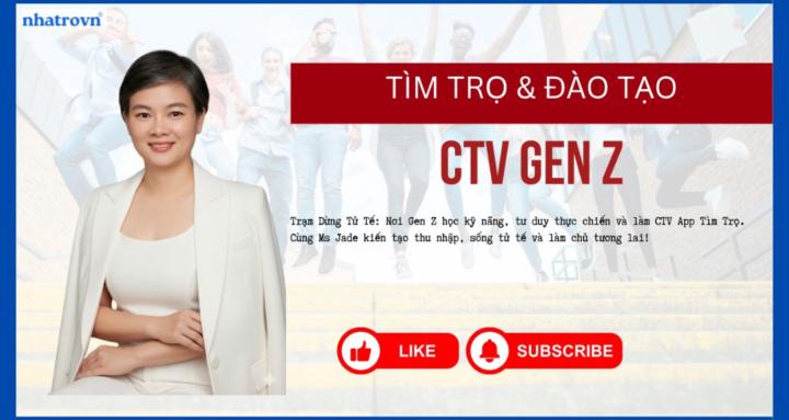 Tìm Trọ & Đào Tạo CTV Gen Z