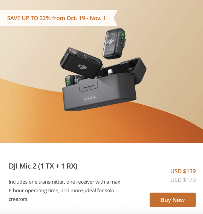 DJI Golden Week Sale Happening NOW