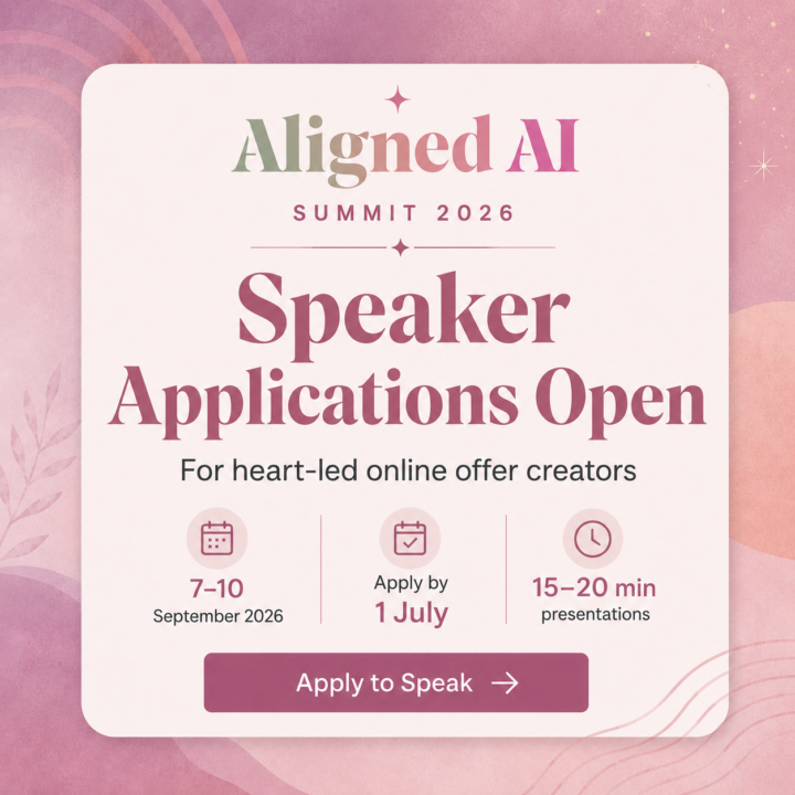Speakers wanted for the Aligned AI Summit