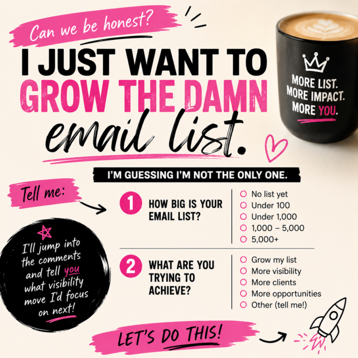 📧 I Just Want To Grow The Damn Email List 😆