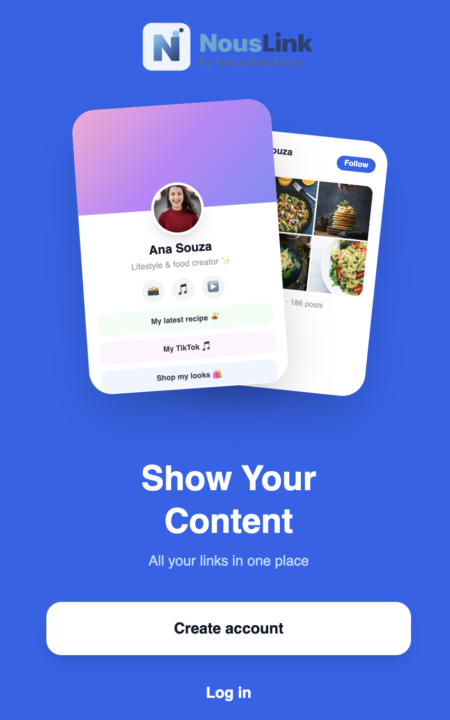 Freebie: Link in bio page