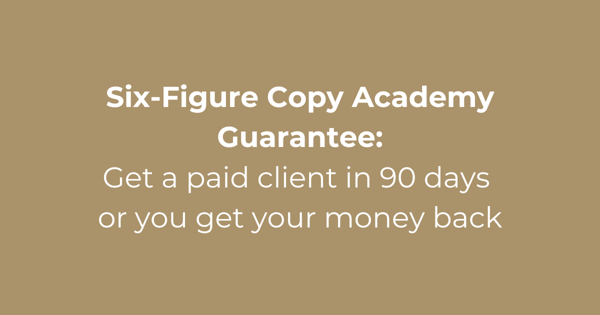 Six-Figure Copy Academy