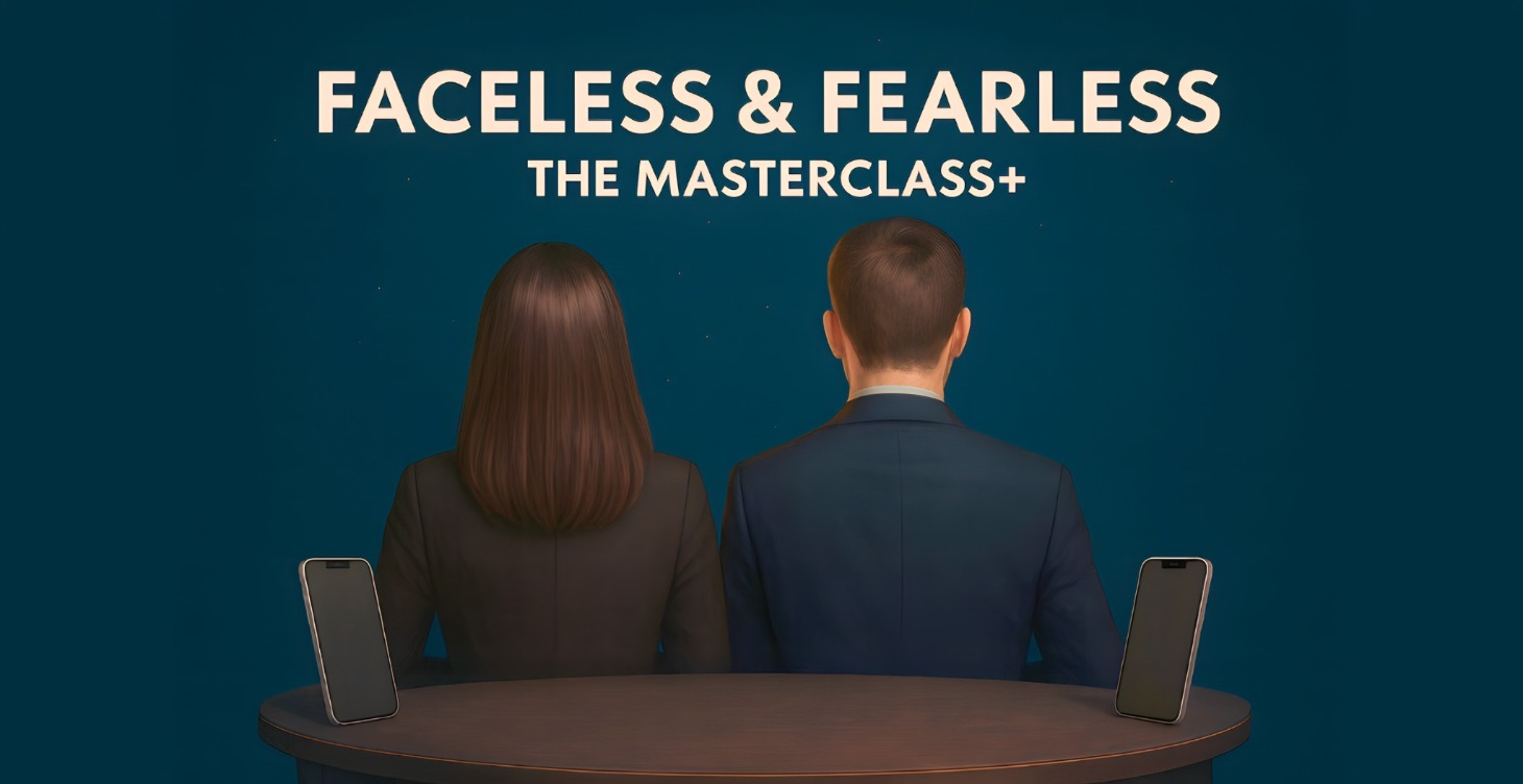 Faceless & Fearless: The Masterclass+