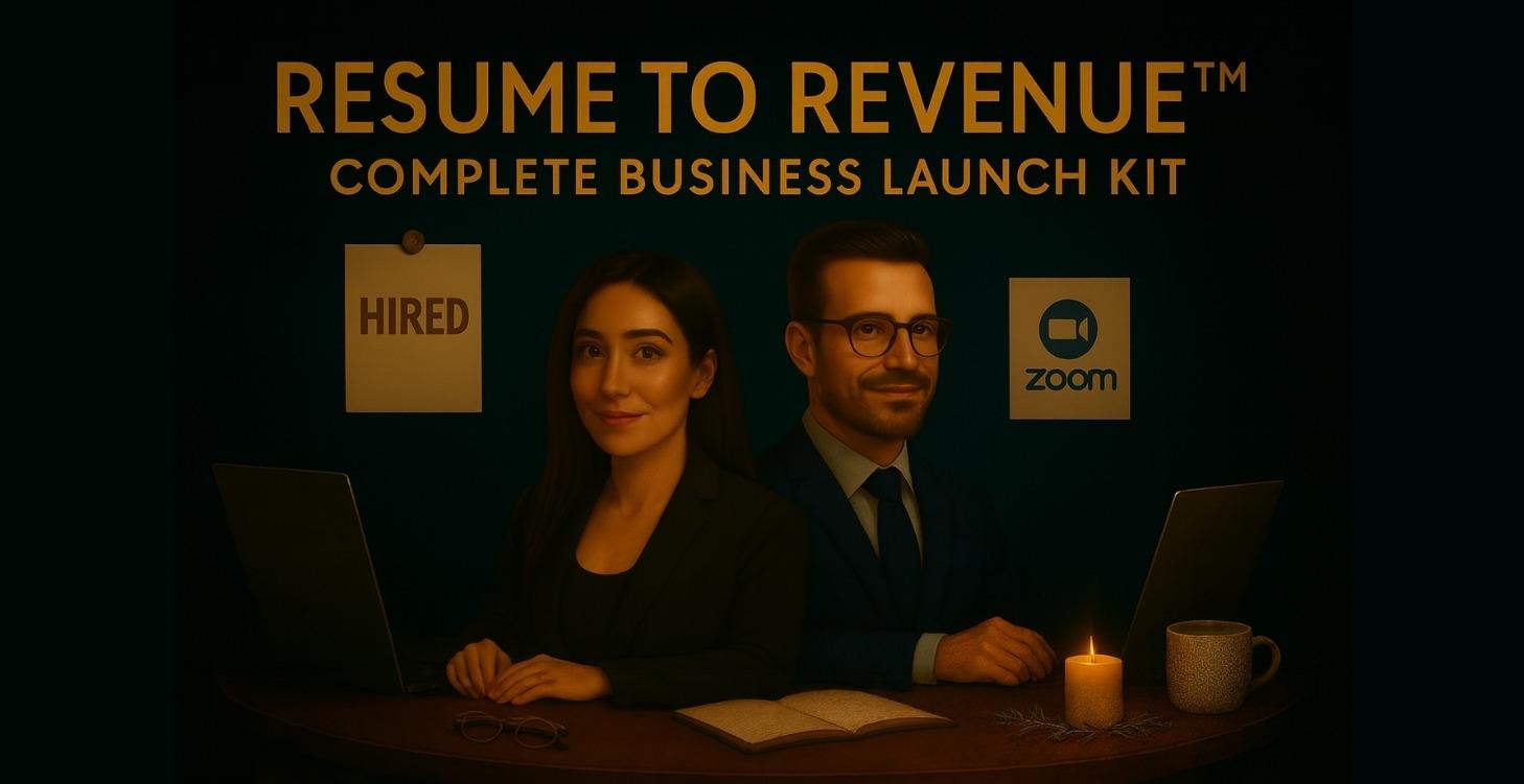 Resume to Revenue™: Complete Business Launch Kit