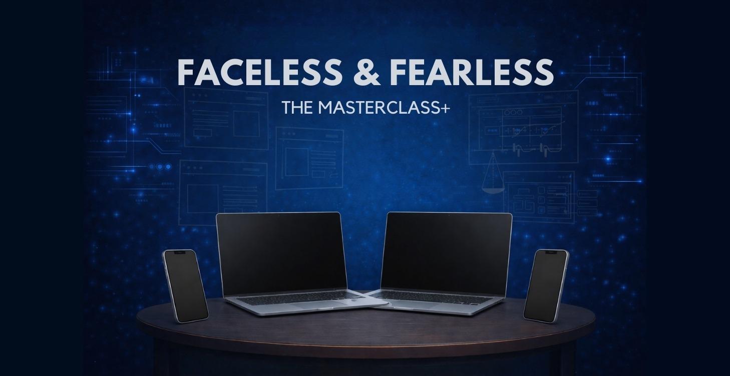 Faceless & Fearless: The Masterclass+
