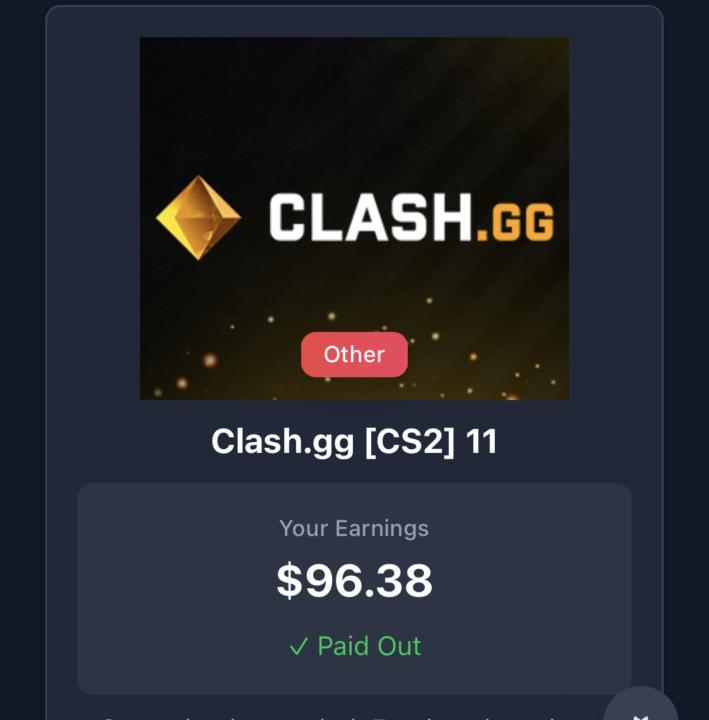CLASH.GG payout ❤️‍🔥