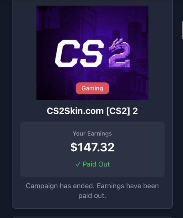 Cs2Skin.com payout 🔥☄️