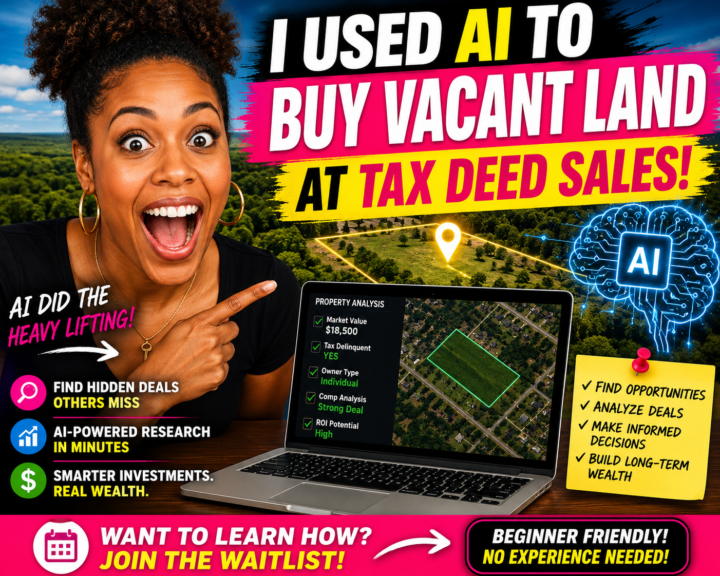 🏡 Would You Learn to Buy Tax Deed Properties with AI?