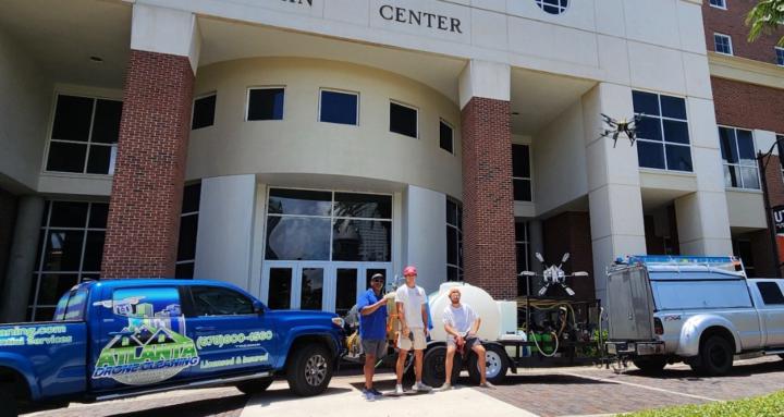 Drone Clean Exterior Cleaning