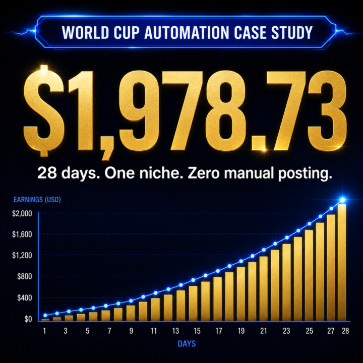 One Event. One Niche. One Automation Pipeline. $1,978 in 28 Days.