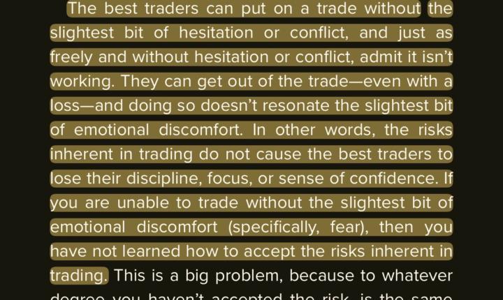Excepting the risk