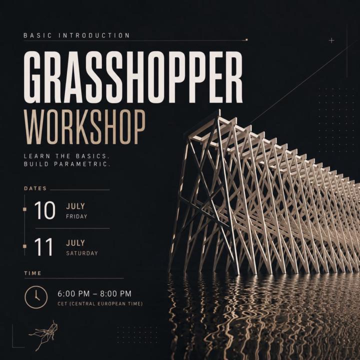 🚀 Live Beginner Grasshopper Workshop – Starts Next Week!
