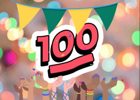 We have reached 100 MEMBERS !