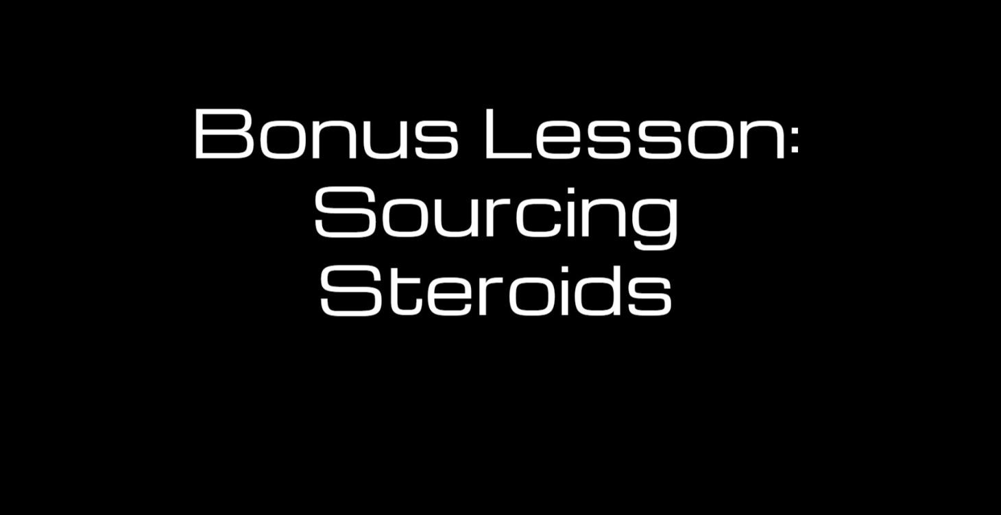 Bonus Course: Steroids (Test E + HGH)