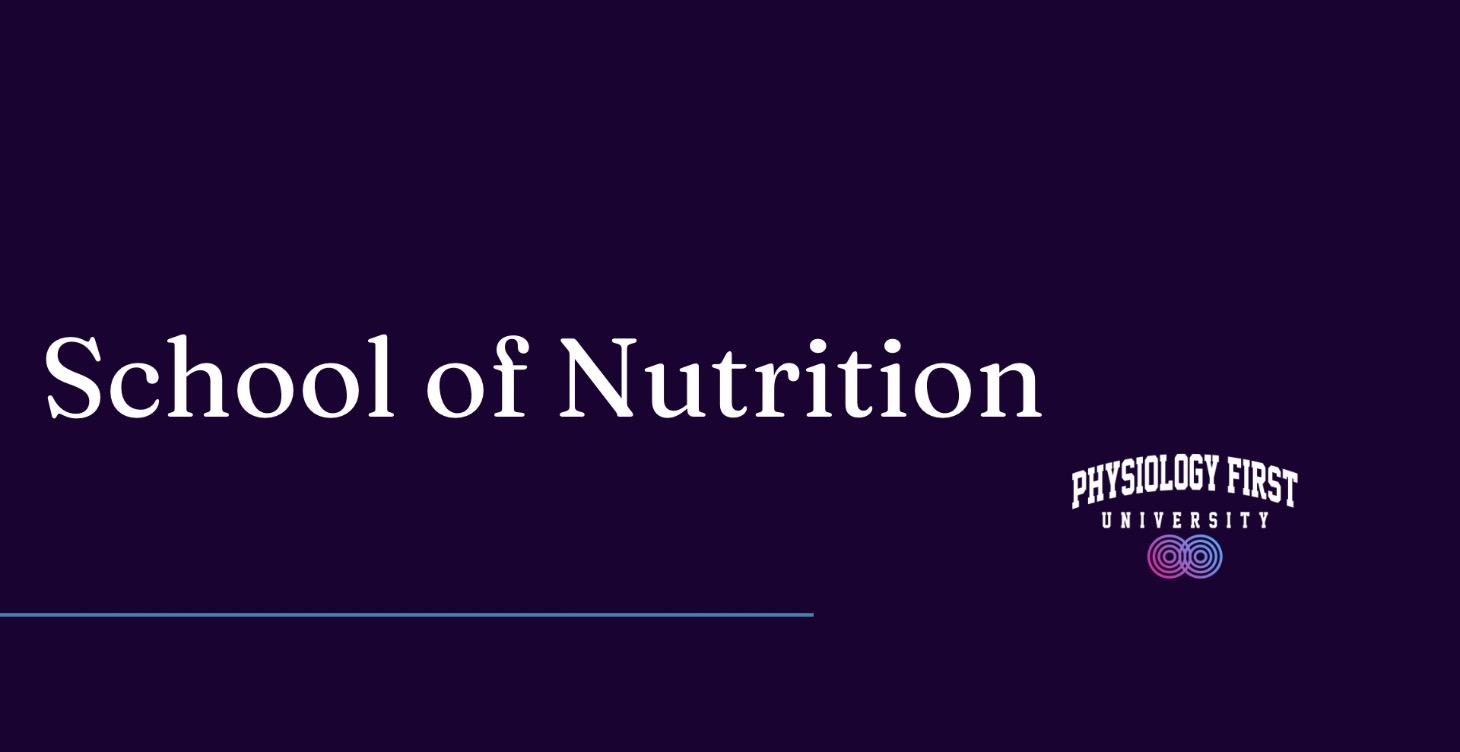 School of Nutrition