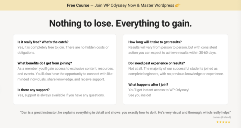 WordPress Odyssey (Free) gallery image
