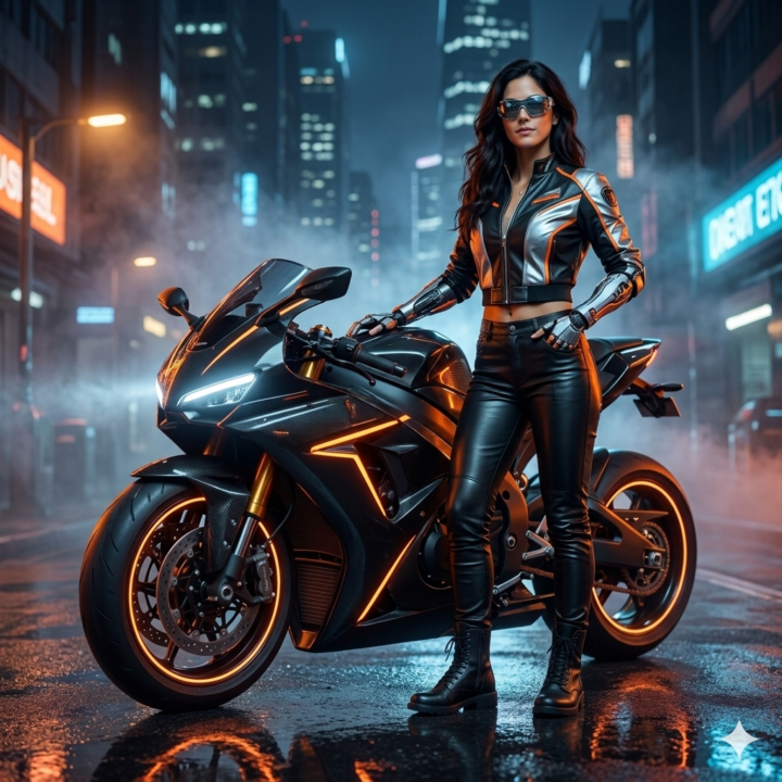 Cyberpunk Street Rider