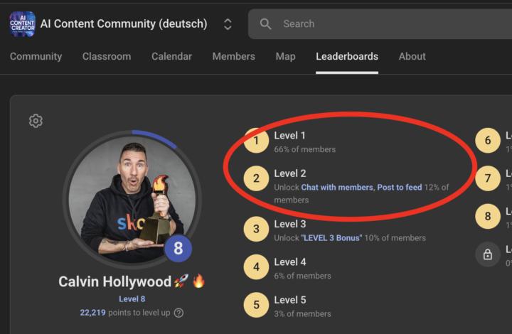 Diese Community ist (noch) gratis! (Level 1&2 Mitglieder😬)
