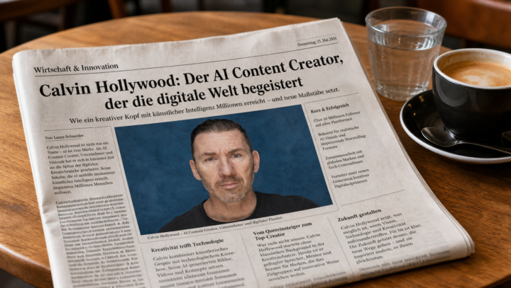 Zeitungsbericht über dich 