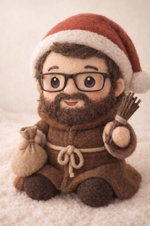 Du als weihnachtliches Plüschtier