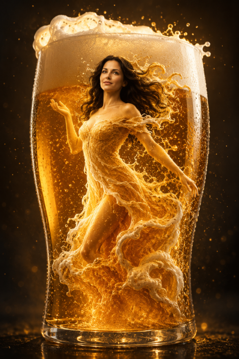 Die Göttin des goldenen Schaums