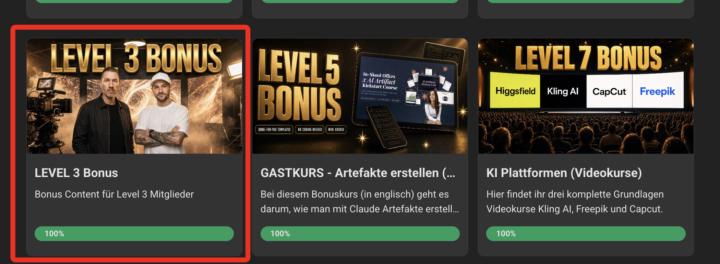 Level up :-) - Level 3 wird ausgetauscht