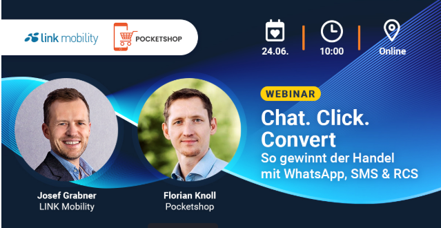 Herzliche Einladung zum Webinar Linkmobility RCS!