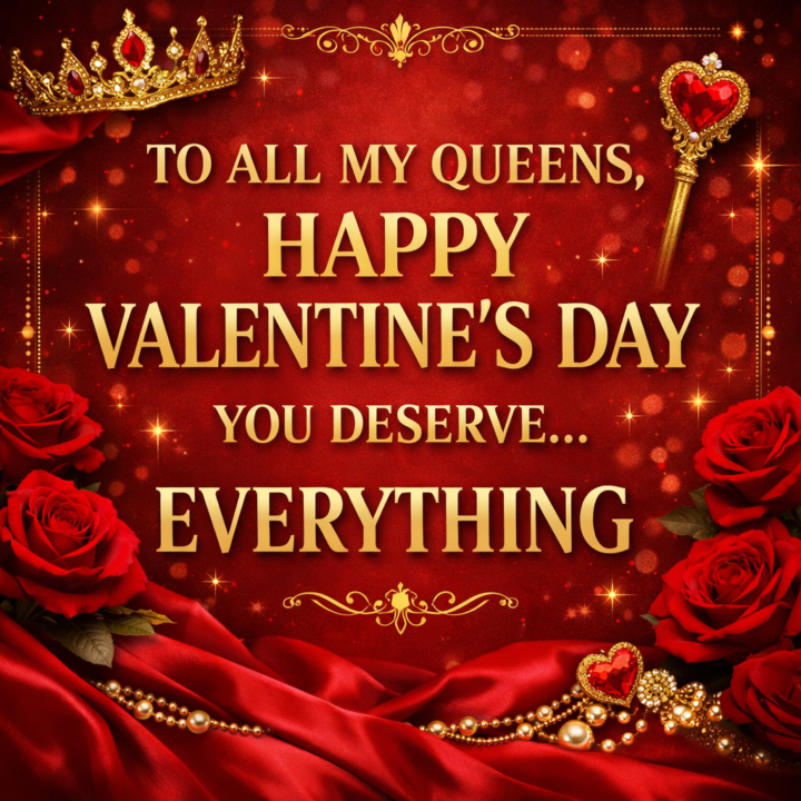 Happy Valentine’s Day Queens 💜
