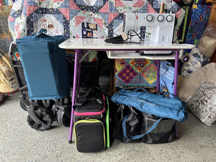 Heading away for a few days sightseeing and sewing