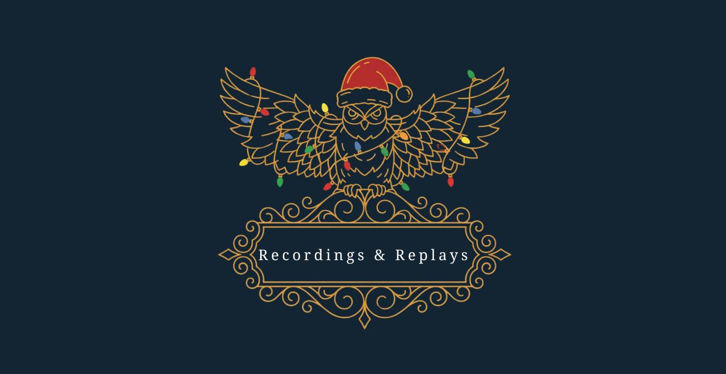 Recording Replay/ Structuring Deals