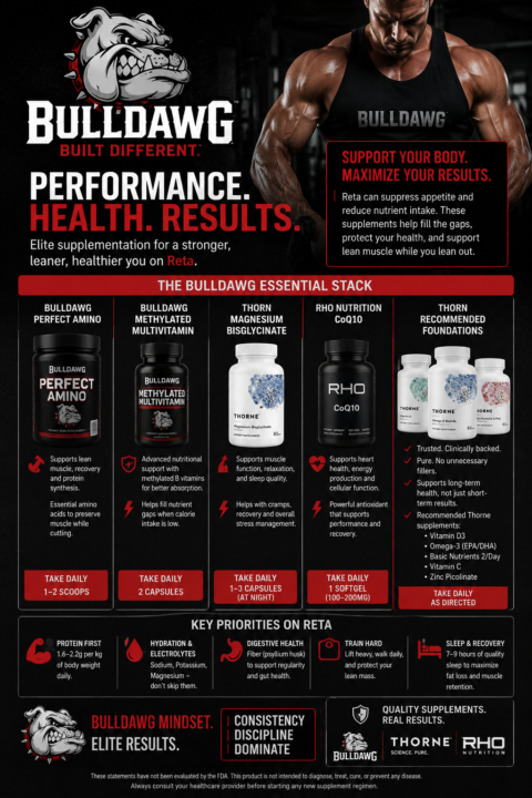 Reta support supplement protocol 