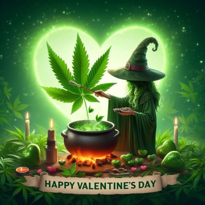 🌿💖 A Weed Witch’s Valentine’s Day Ritual for Love & Attraction 🔥✨