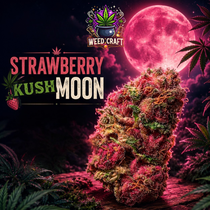 Strawberry Full Moon 🌕 🍓