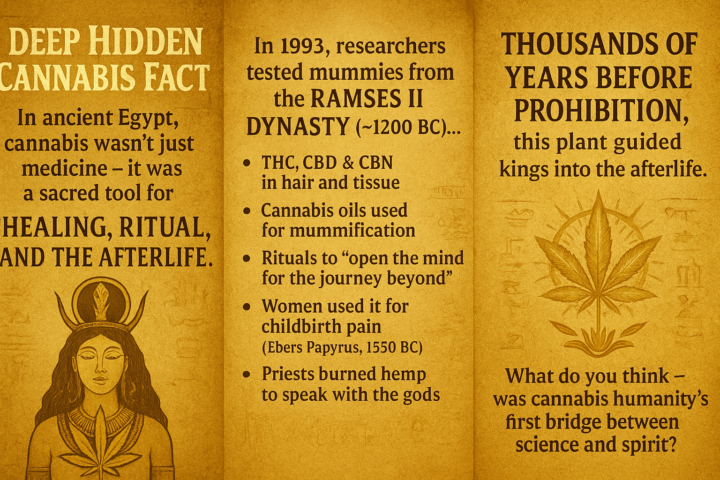 Deep Hidden Cannabis Fact: The Ancient Egyptian Secret