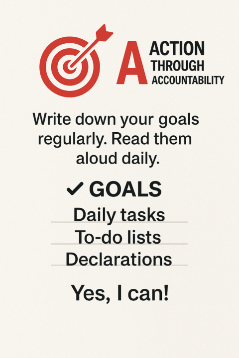 Welcome to the 🎯 - A = Action Through Accountability Chat!
