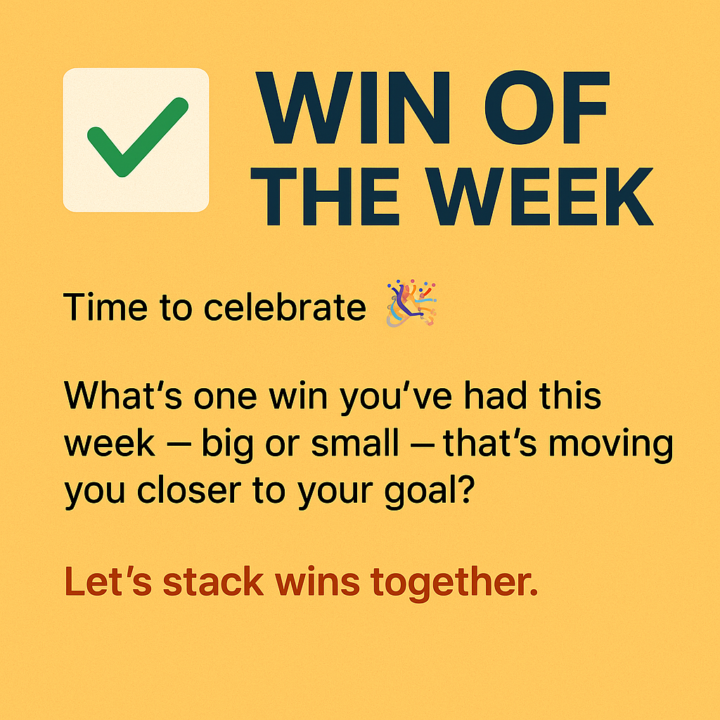 ✅ Win of the Week