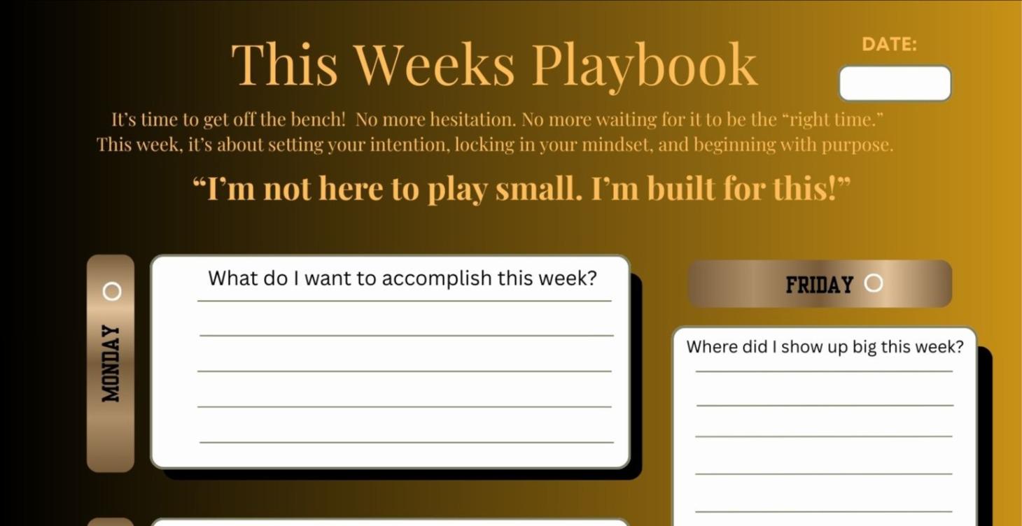 One Week Playbook