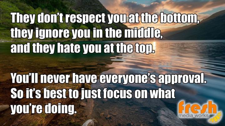 You got this!