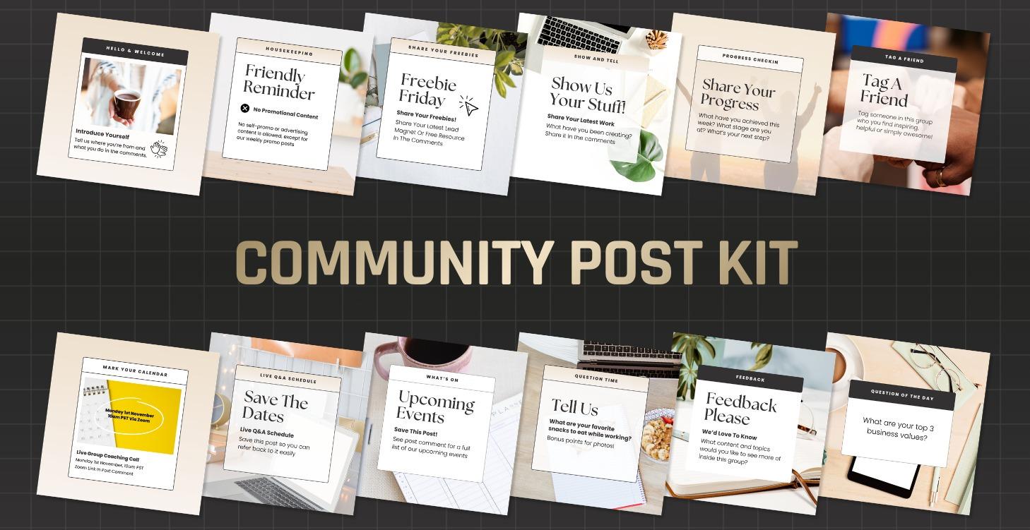🌟 Community Post Kit
