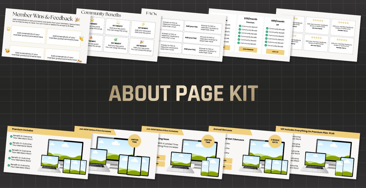 🌟 About Page Kit