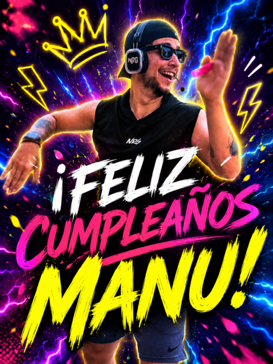 ¡Feliz Cumpleaños Manu 😽🎂🩵!