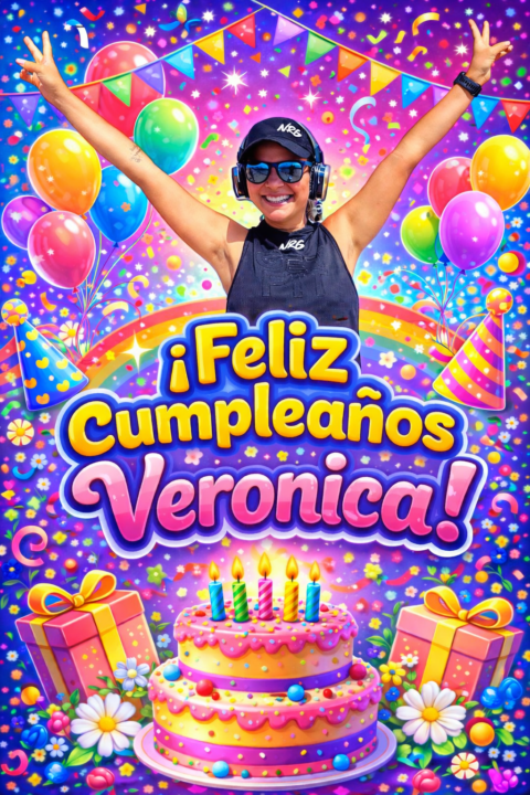¡Feliz Cumpleaños Verónica! 🎂🎉