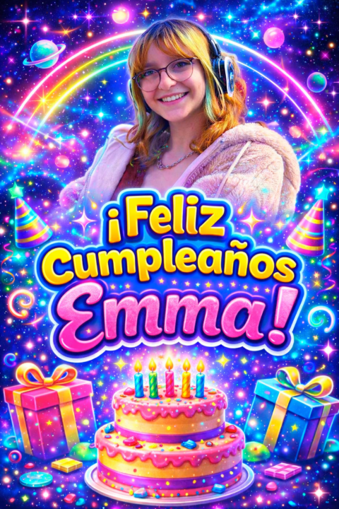 ¡Feliz Cumpleaños Emma 🎂!