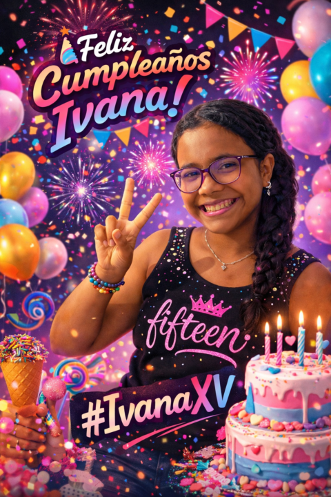 ¡Feliz Cumpleaños Ivana 🎂❤️!